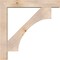 Ekena Millwork Westlake Block Smooth Bracket w/ Offset Brace, Douglas Fir, 7 1/2"W x 46"D x 46"H BKT0806X46X46WTL05SDF - alternate 4